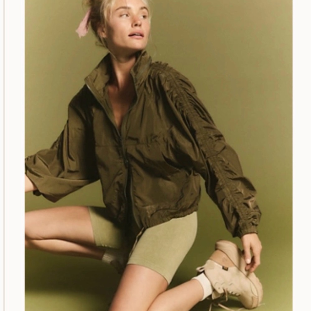Ruched Out Packable Jacket